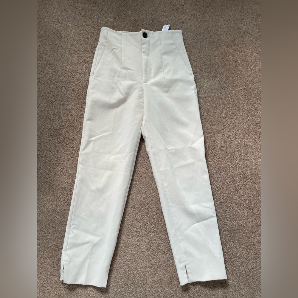 Zara Cream Dress Pants